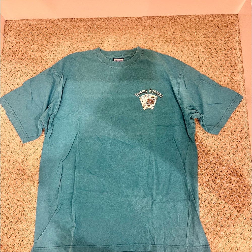 Tommy Bahama Men's Teal Short Sleeve Tee